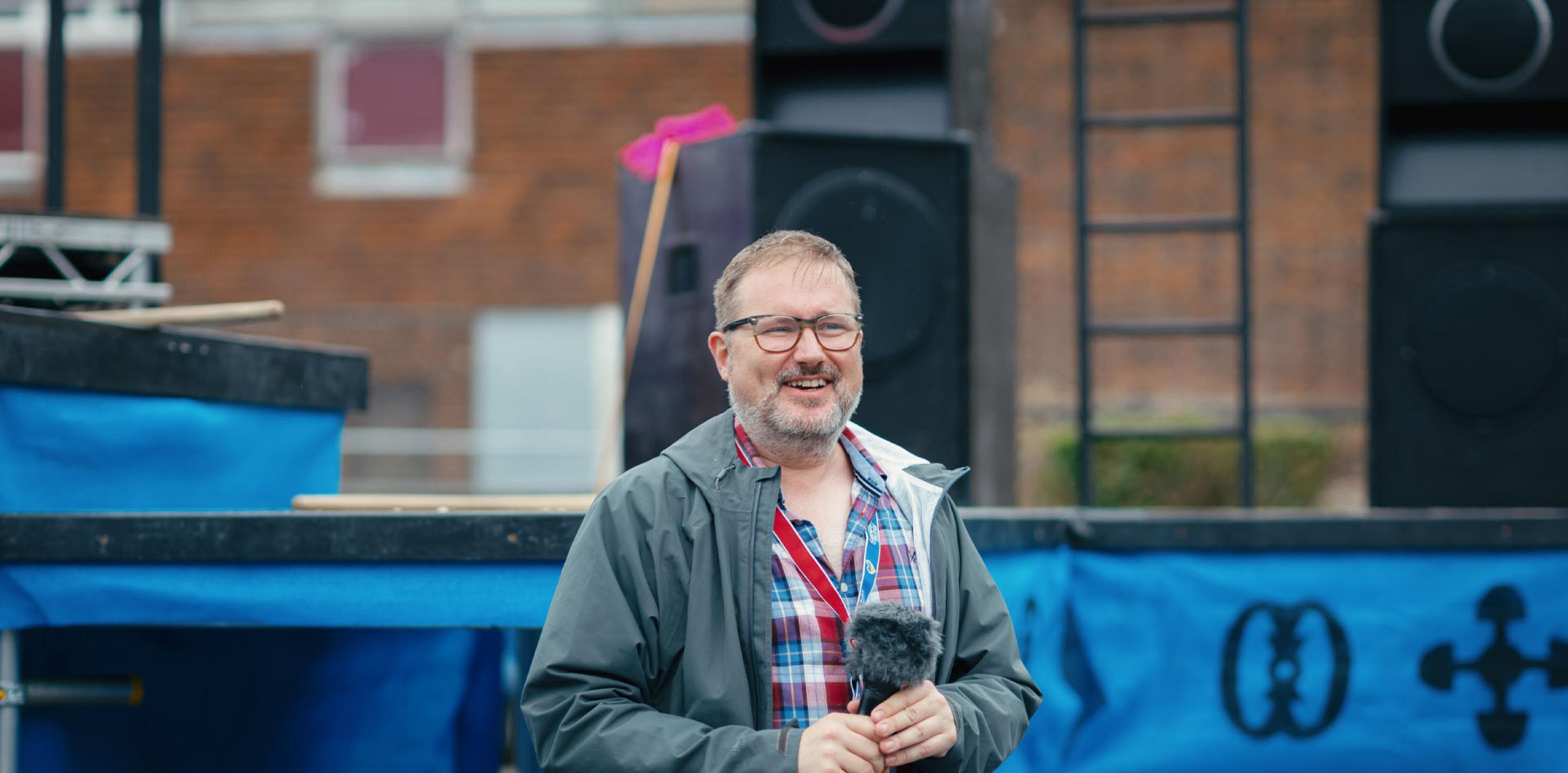 Andrew Loretto at Hat Fair