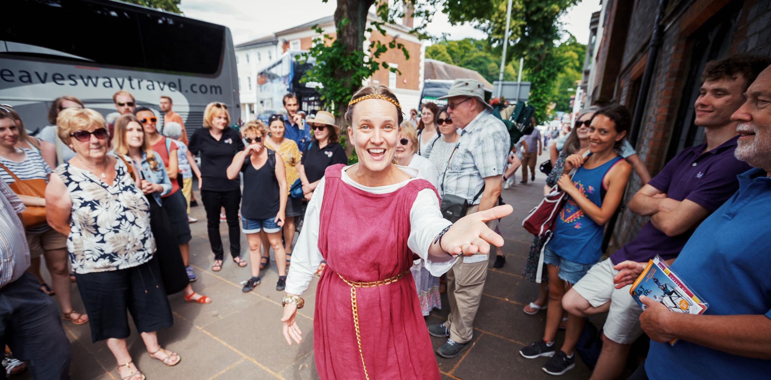 Crowd of people at an event.