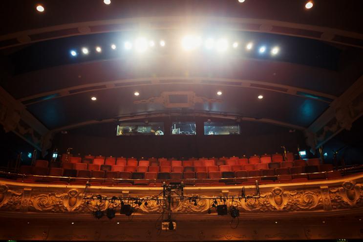 Theatre auditorium with lights