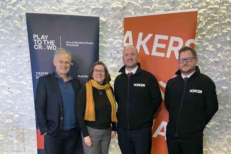 Team members from Howden and Play to the Crowd